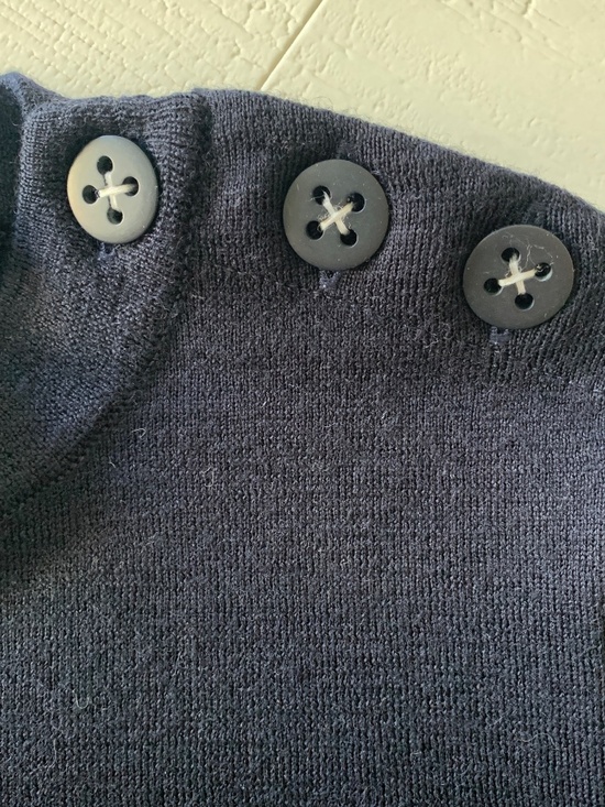 SAINT JAMES Classic Striped Wool Crewneck Sweater - Picture 5 of 6